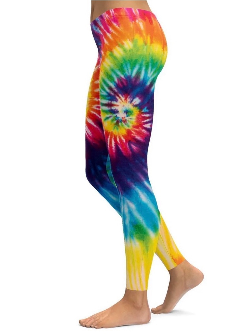 Gearbunch Tie-Dye Swirl Leggings Size:XS